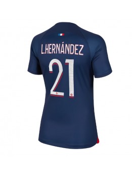 Paris Saint-Germain Lucas Hernandez #21 Heimtrikot für Frauen 2023-24 Kurzarm